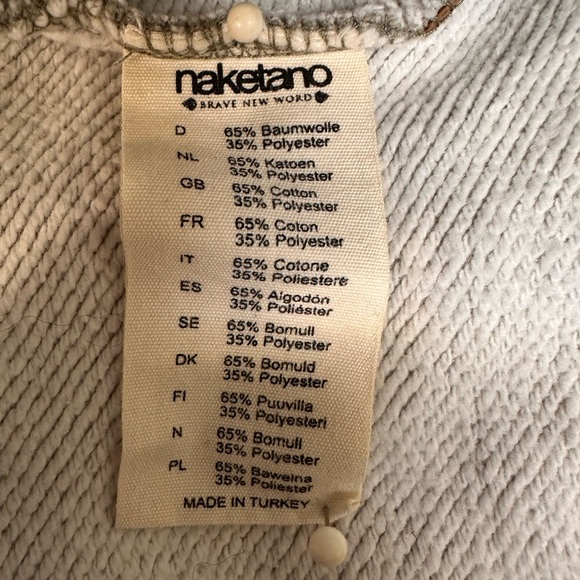 Naketano Darth Cowl Long Sweatshirt - Picture 6 of 6